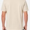 Beige 3 Camiseta Katin Lou Tee hombre algodón orgánico con gráfico personalizado inspirado en los años 70