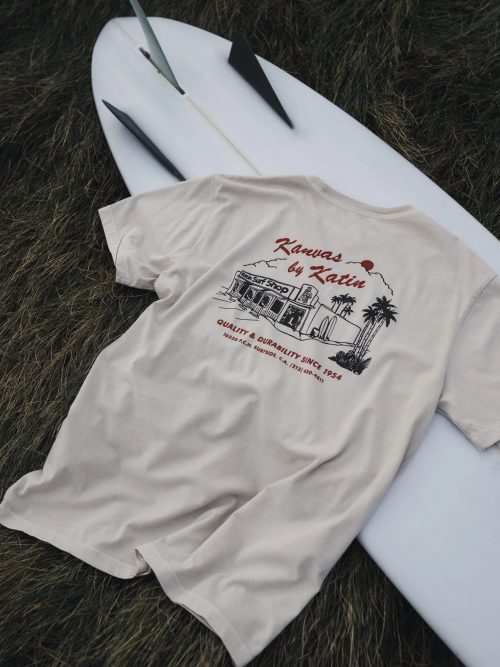 Camiseta Katin PCH Tee hombre algodón orgánico con gráfico vintage inspirado en cajas de fósforos