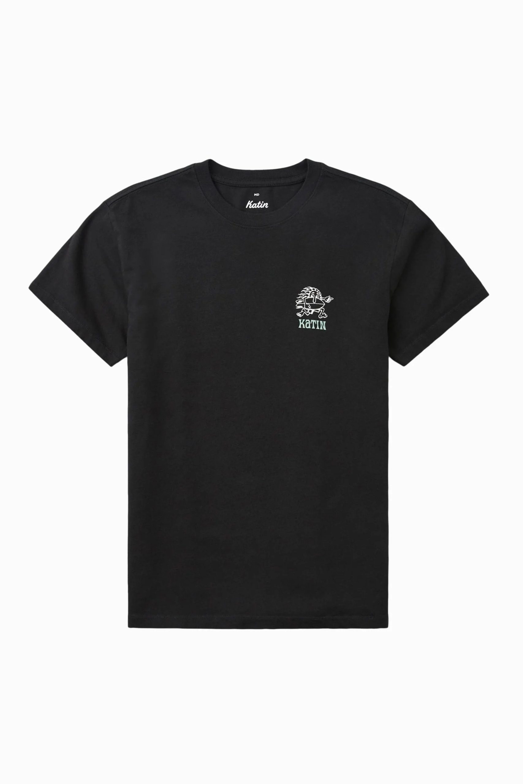 Black 1 Camiseta Katin Dash Tee hombre algodón orgánico