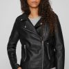 Black 2 Chaqueta biker mujer PU ligera OBJECT