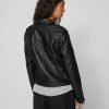 Black 3 Chaqueta biker mujer PU ligera OBJECT