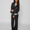 Black 4 Chaqueta biker mujer PU ligera OBJECT