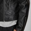 Black 5 Chaqueta biker mujer PU ligera OBJECT