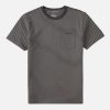 Black Wash 1 camiseta de rayas hombre Finley Pocket Tee algodón Katin