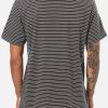 Black Wash 4 camiseta de rayas hombre Finley Pocket Tee algodón Katin