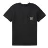 Black Washed 1 Camiseta de hombre Katin Dash Tee algodón orgánico color natural