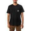 Black Washed 2 Camiseta de hombre Katin Dash Tee algodón orgánico color natural