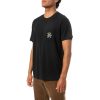 Black Washed 3 Camiseta de hombre Katin Dash Tee algodón orgánico color natural