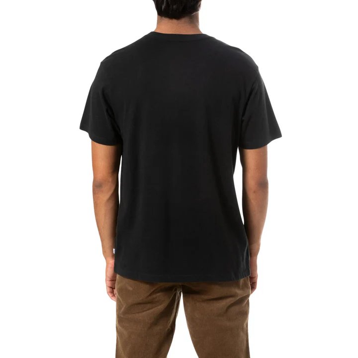 Black Washed 4 Camiseta de hombre Katin Dash Tee algodón orgánico color natural