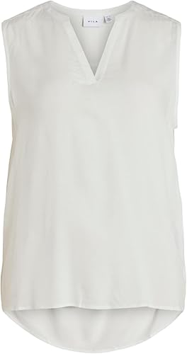 Blanco 1 Camiseta mujer VIROMA sin mangas VILA