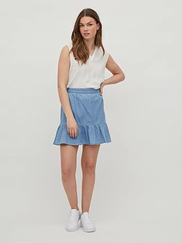 Blanco 2 Camiseta mujer VIROMA sin mangas VILA