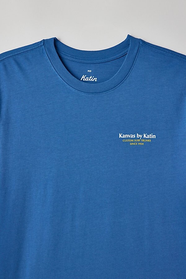 Blue 3 Camiseta Katin Frame Tee hombre algodón orgánico