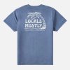 Blue Dye 1 Camiseta Katin Locals Tee hombre algodón orgánico con teñido personalizado y estilo surf