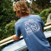 Blue Dye 5 Camiseta Katin Locals Tee hombre algodón orgánico con teñido personalizado y estilo surf