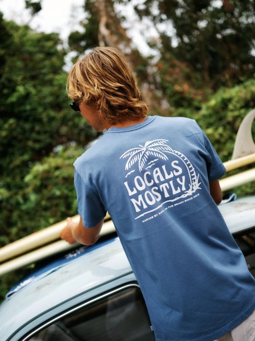 Camiseta Katin Locals Tee hombre algodón orgánico con teñido personalizado y estilo surf