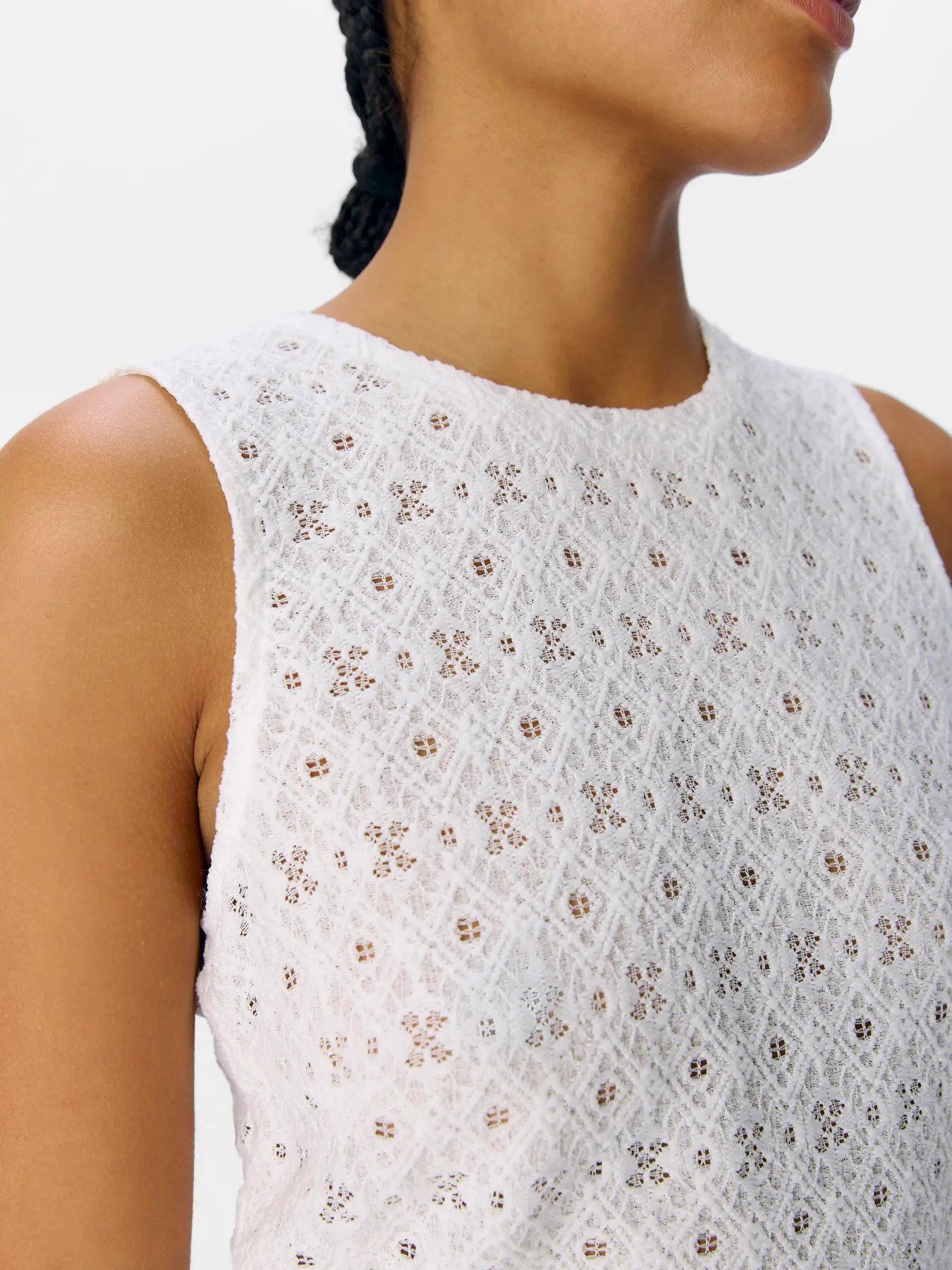 Cloud Dancer 4 Camiseta mujer sin mangas cuello redondo