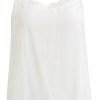Cloud Dancer (White) 1 Top VILA mujer encaje escote en V