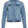 Light Blue Denim 1 Chaqueta vaquera mujer denim VILA Detalle botones y bolsillos chaqueta va