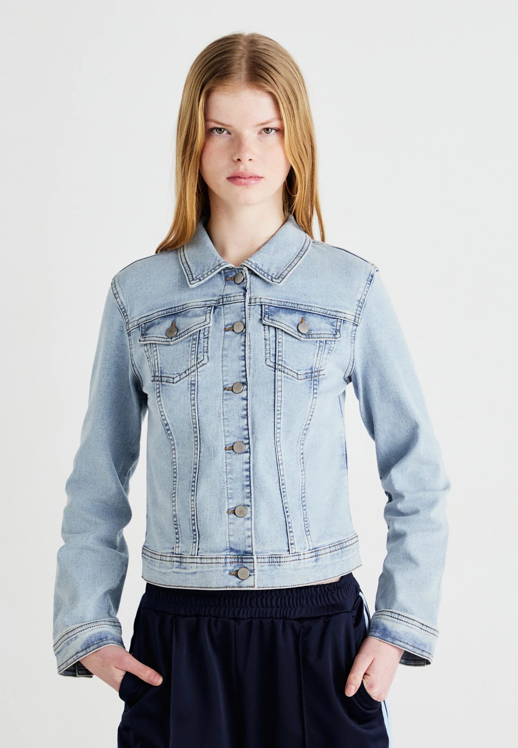 Light Blue Denim 3 Chaqueta vaquera mujer VILA