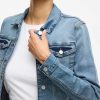 Light Blue Denim 5 Chaqueta vaquera mujer denim VILA Detalle botones y bolsillos chaqueta va