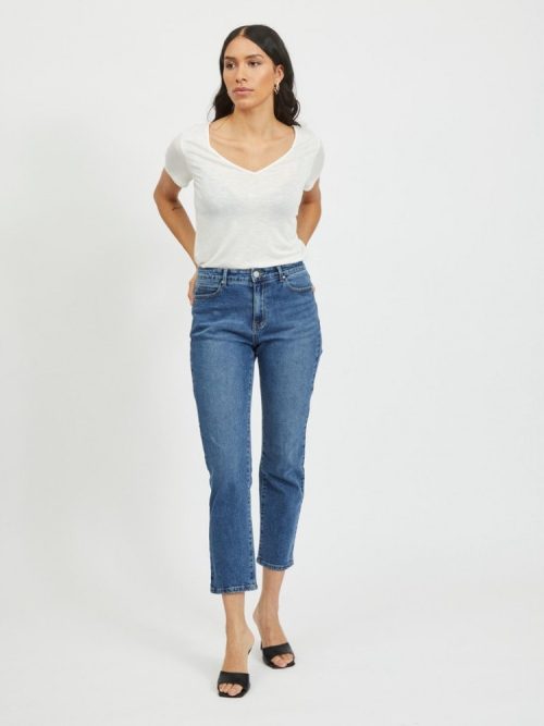 Vila Visommer 7/8 Straight Jeans