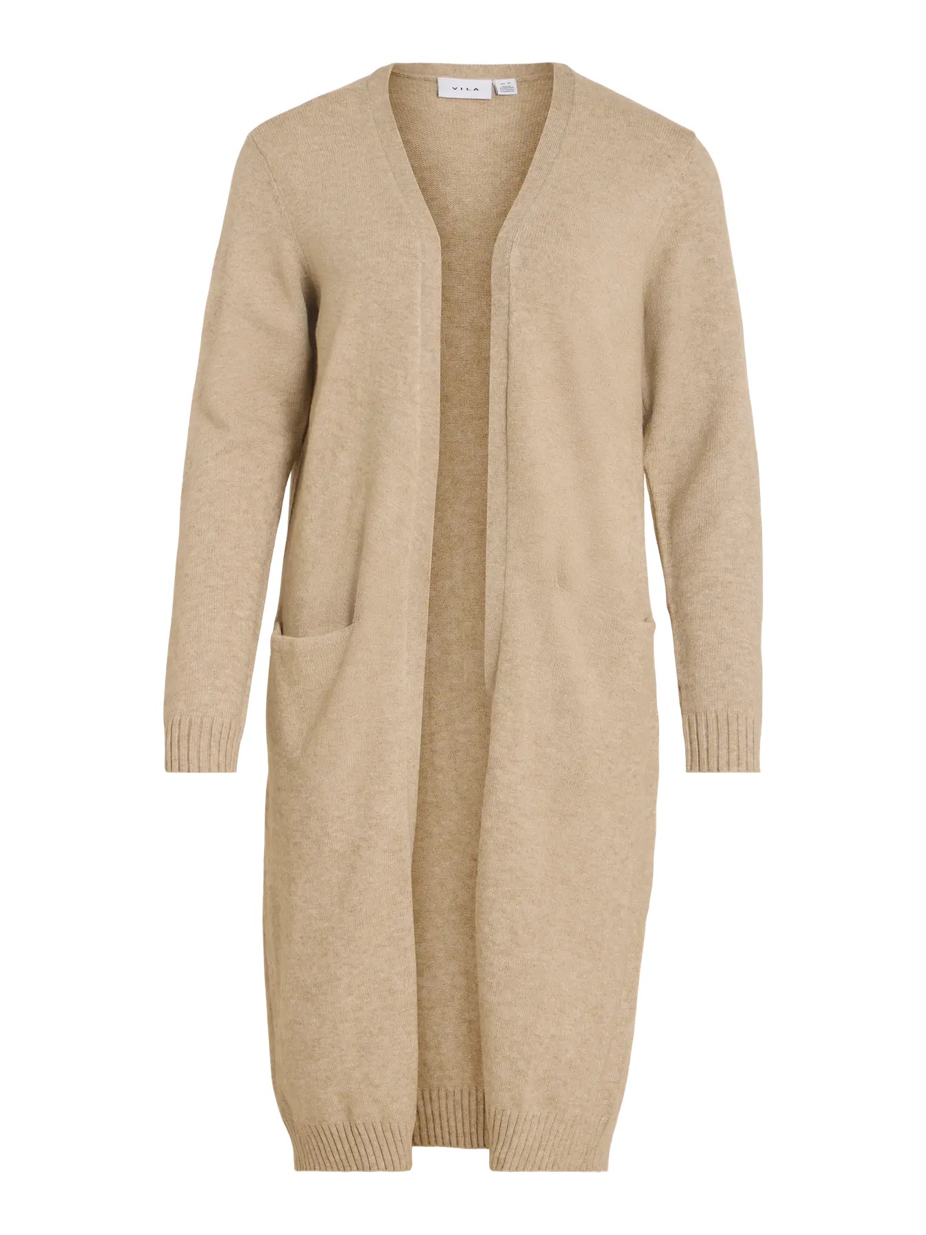 Natural Melange 1 Cárdigan mujer de punto con bolsillos OBJECT