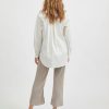 Optical Snow 3 Camisa mujer manga larga con botones y bajo más largo VILA” “Camisa suave y cómoda mujer con puño