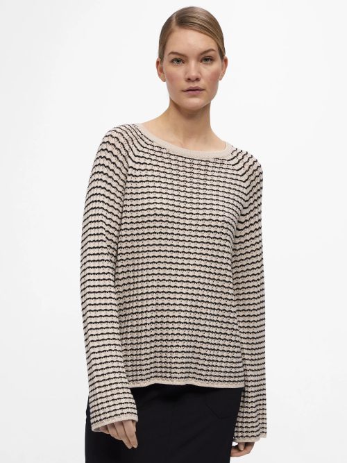 Jersey mujer manga larga cuello redondo OBJECT