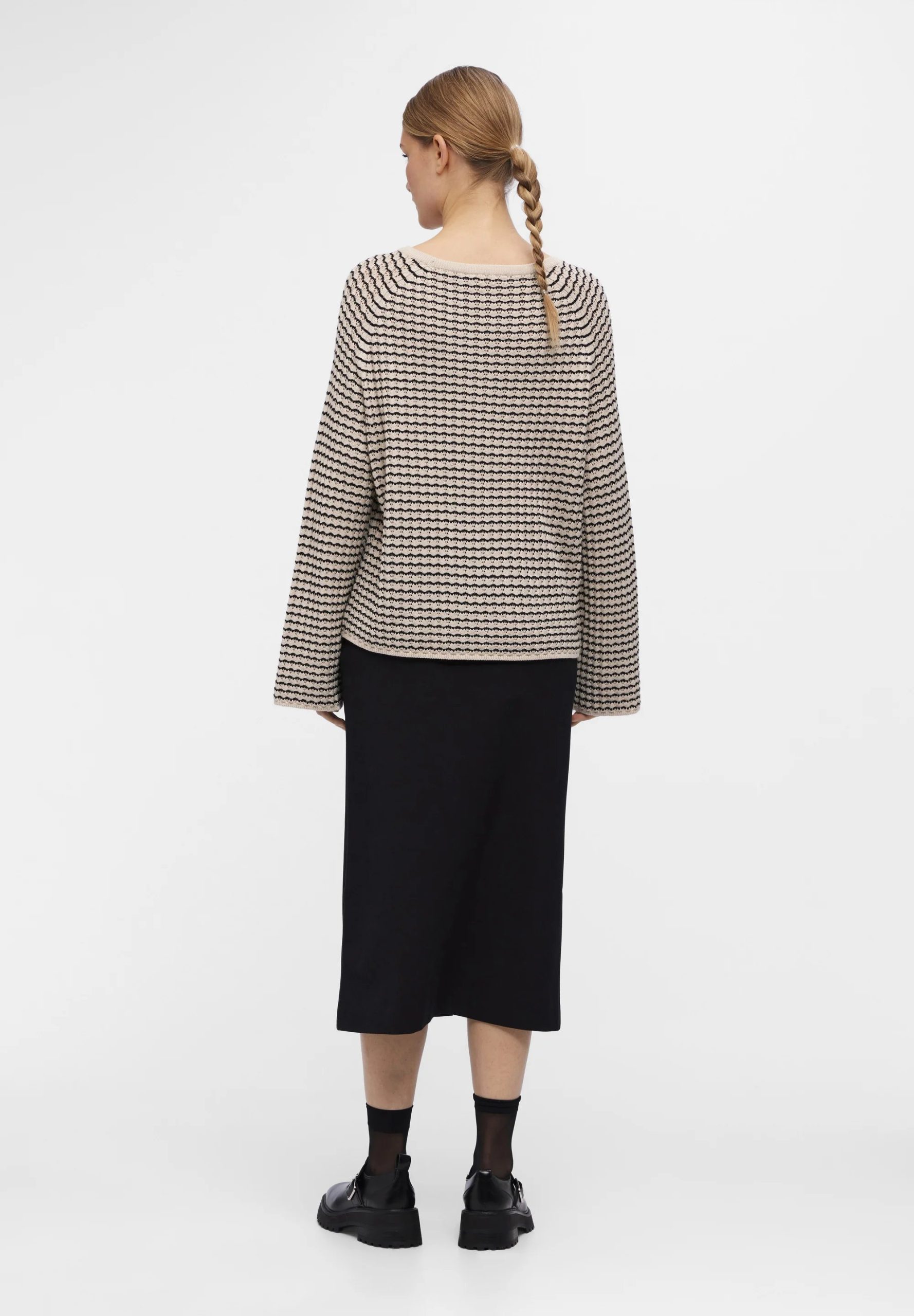 Sandshell - Black 3 Jersey mujer manga larga cuello redondo OBJECT