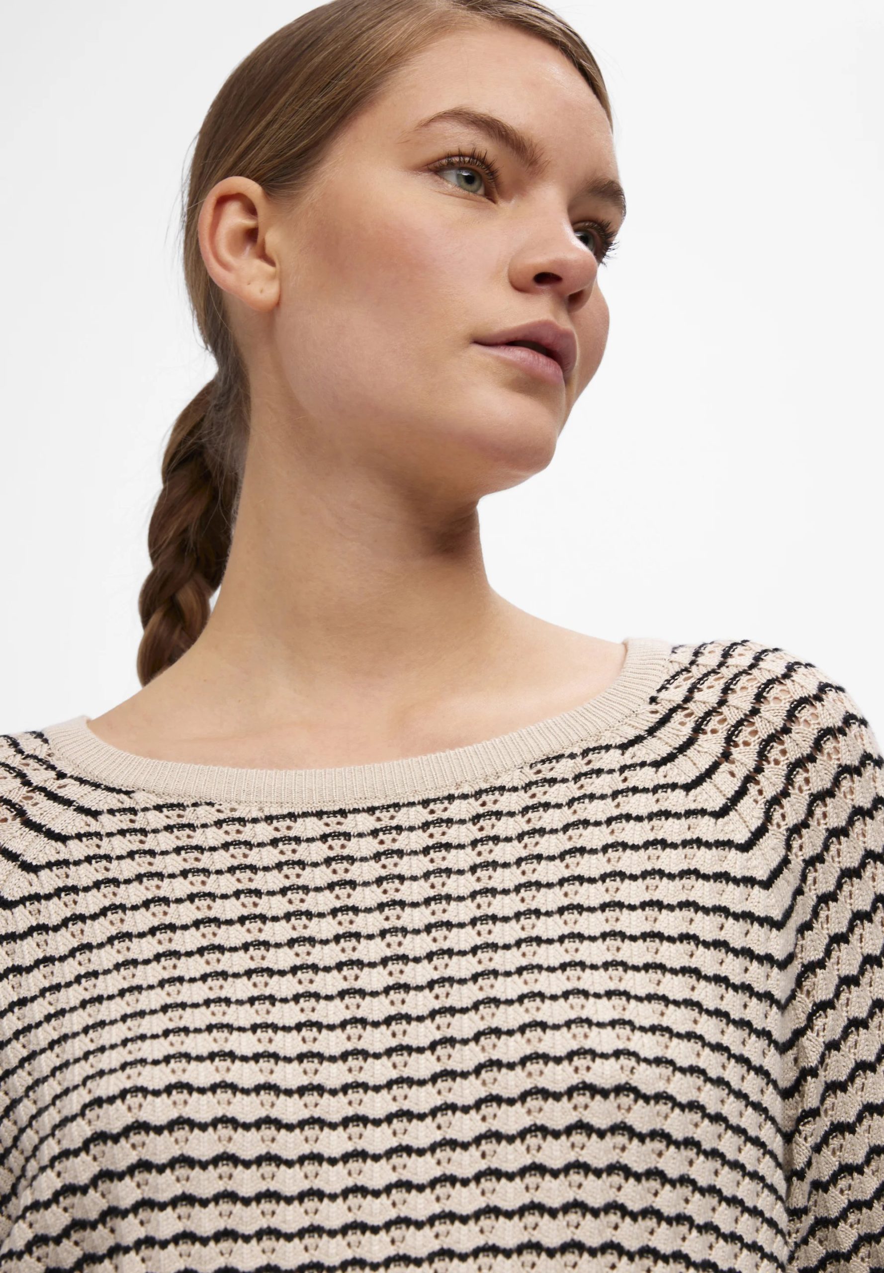 Sandshell - Black 4 Jersey mujer manga larga cuello redondo OBJECT