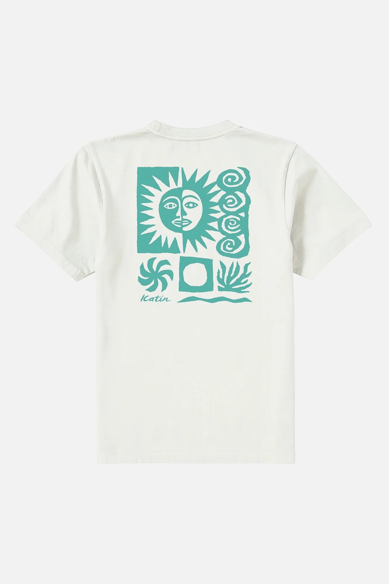 Sea Foam (Cloud) 1 Camiseta Katin Relic Tee hombre algodón orgánico con diseño solar vintage