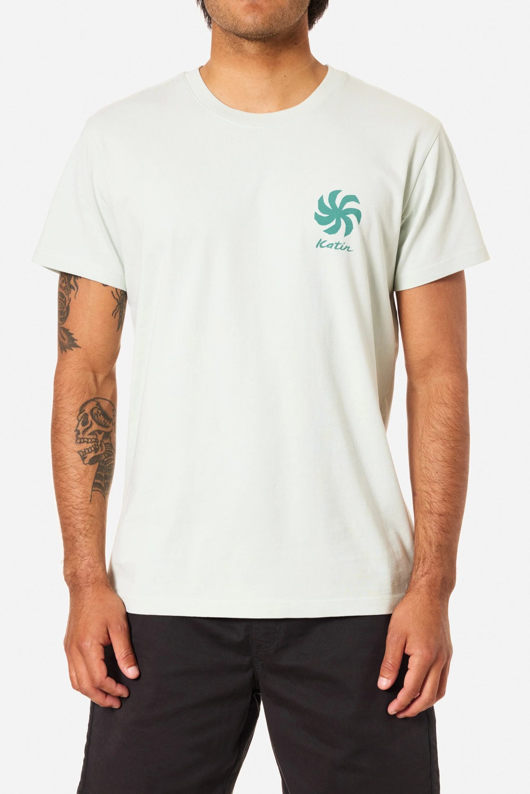 Sea Foam (Cloud) 2 Camiseta Katin Relic Tee hombre algodón orgánico con diseño solar vintage