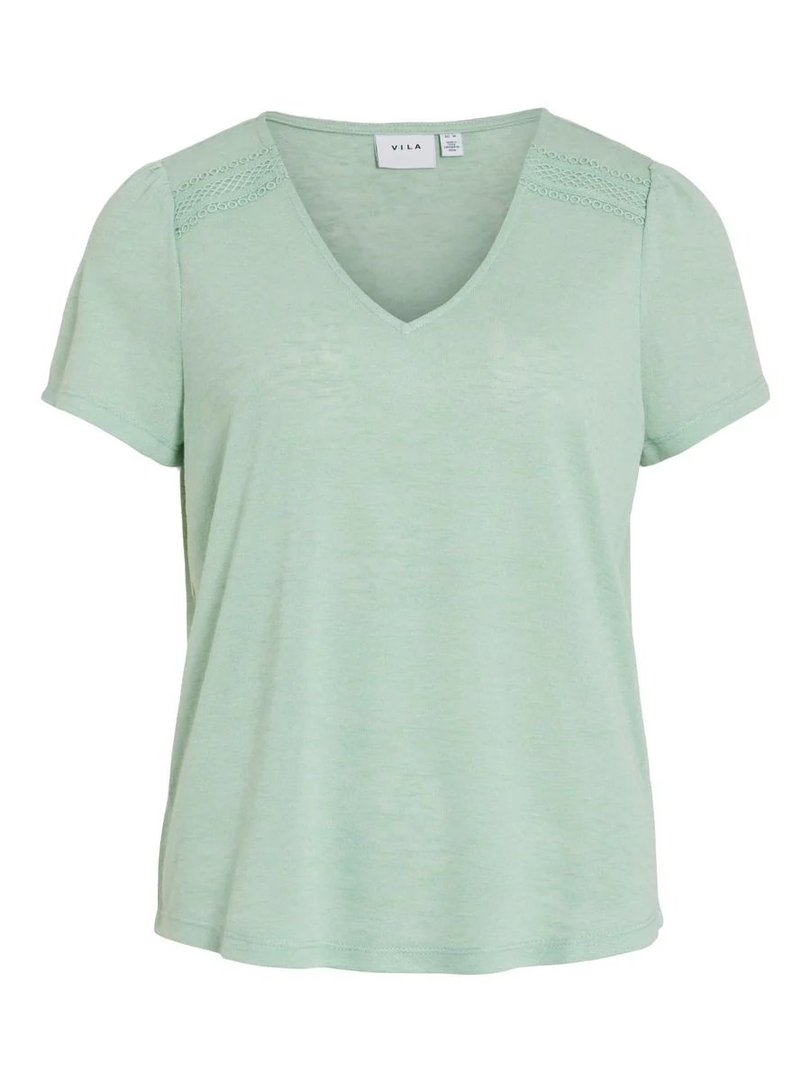 Camiseta suave y cómoda mujer con detalle en hombro