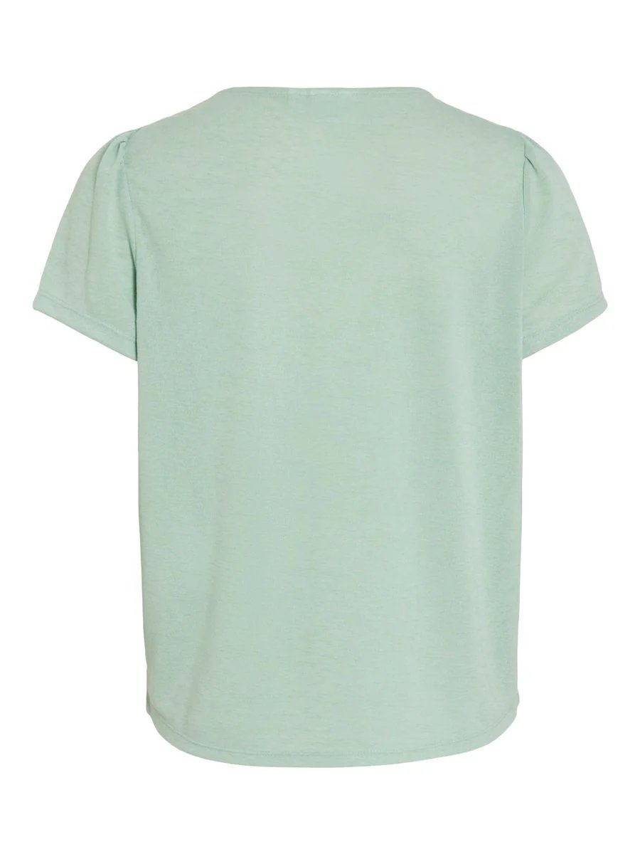 Camiseta suave y cómoda mujer con detalle en hombro