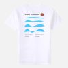White 1 Camiseta Katin Frequency Tee hombre algodón orgánico con diseño atardecer costero