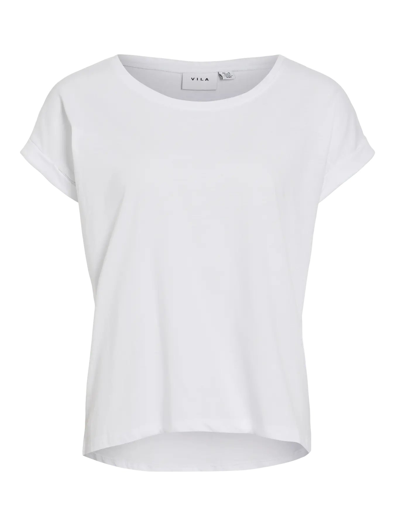 White 1 Camiseta mujer manga corta