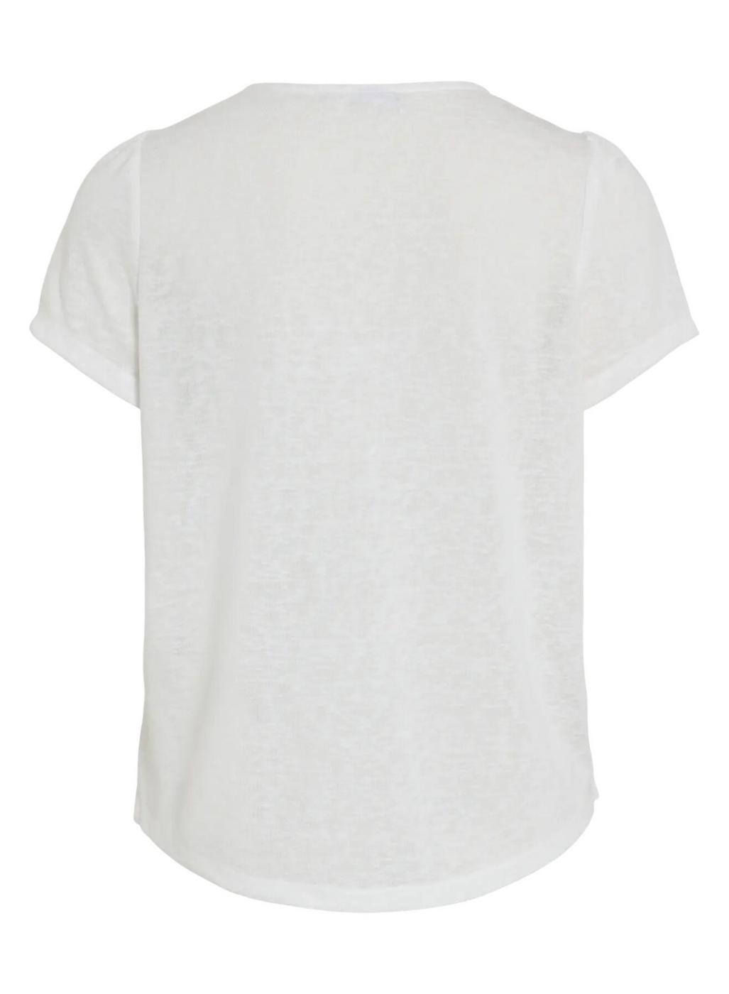 Camiseta suave y cómoda mujer con detalle en hombro