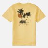 Yellow 1 Camiseta Katin Oasis Tee hombre algodón orgánico teñida y lavada estilo surf vintage
