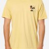 Yellow 2 Camiseta Katin Oasis Tee hombre algodón orgánico teñida y lavada estilo surf vintage