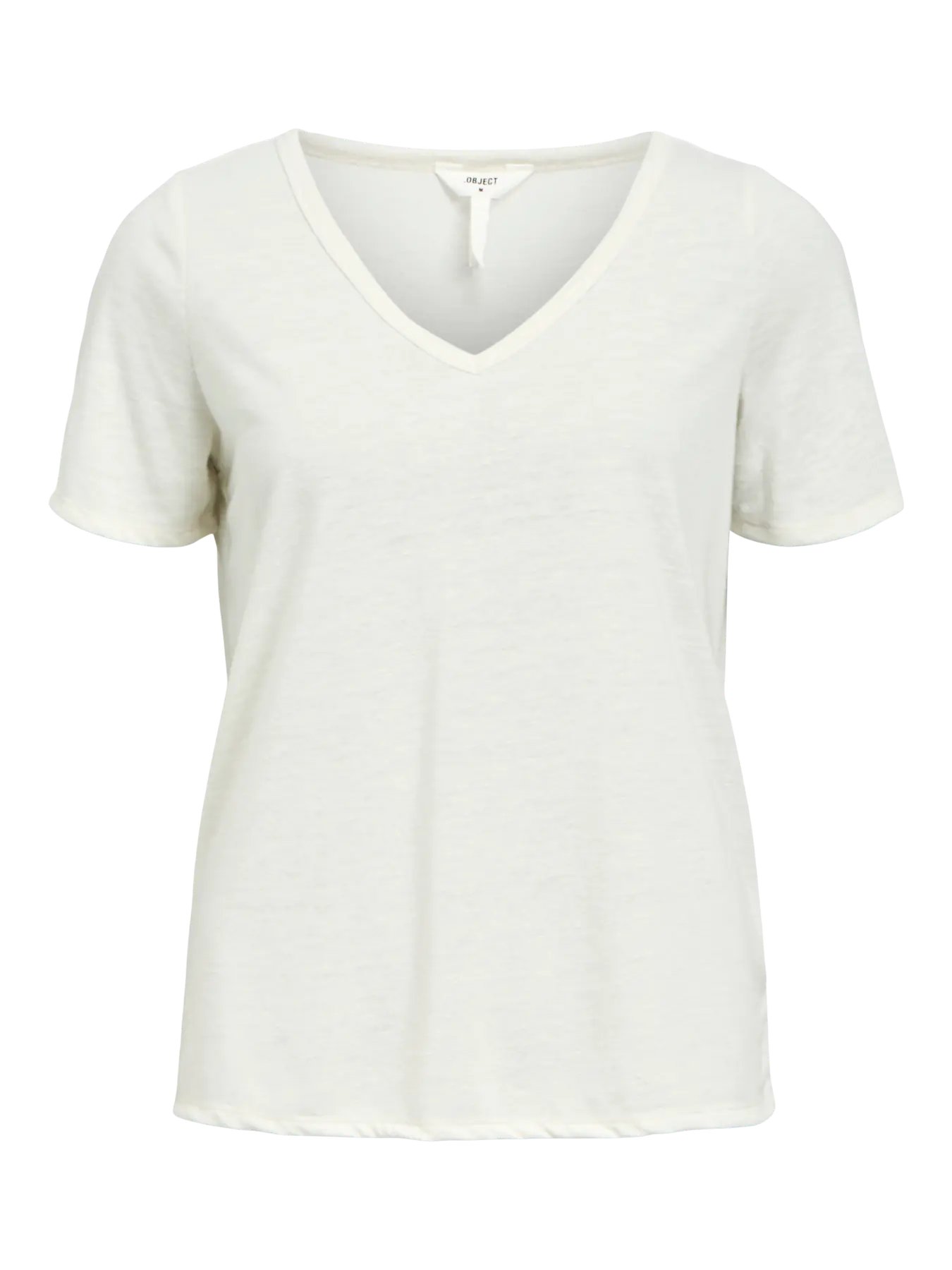 Blanco 1 Camiseta mujer THEA cuello en V VILA
