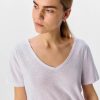 Blanco 4 Camiseta mujer THEA cuello en V VILA