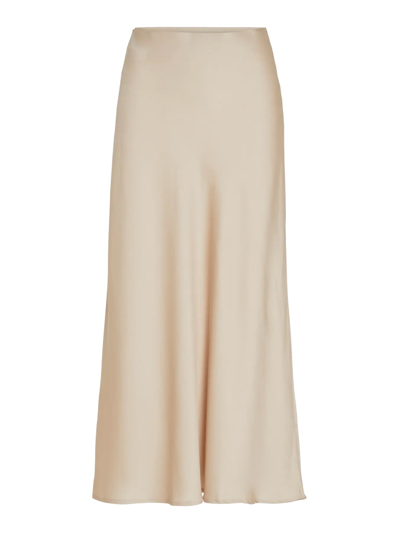 Viellete HW Midi Skirt Champagne