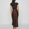 Viellette HW Midi Skirt Coffee Bean