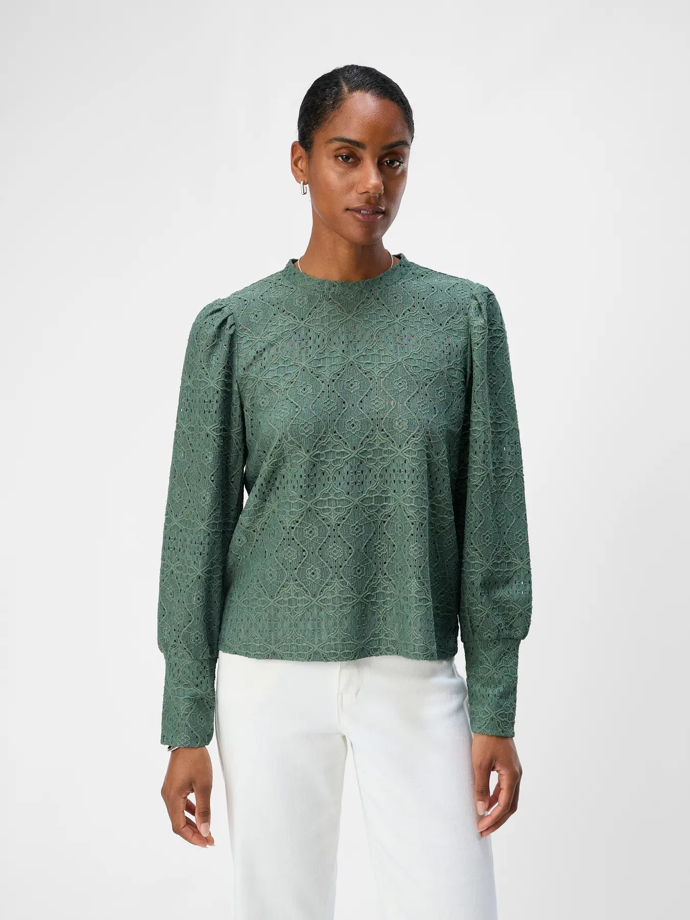 Object Objfeodora L/S Top Dark Forest