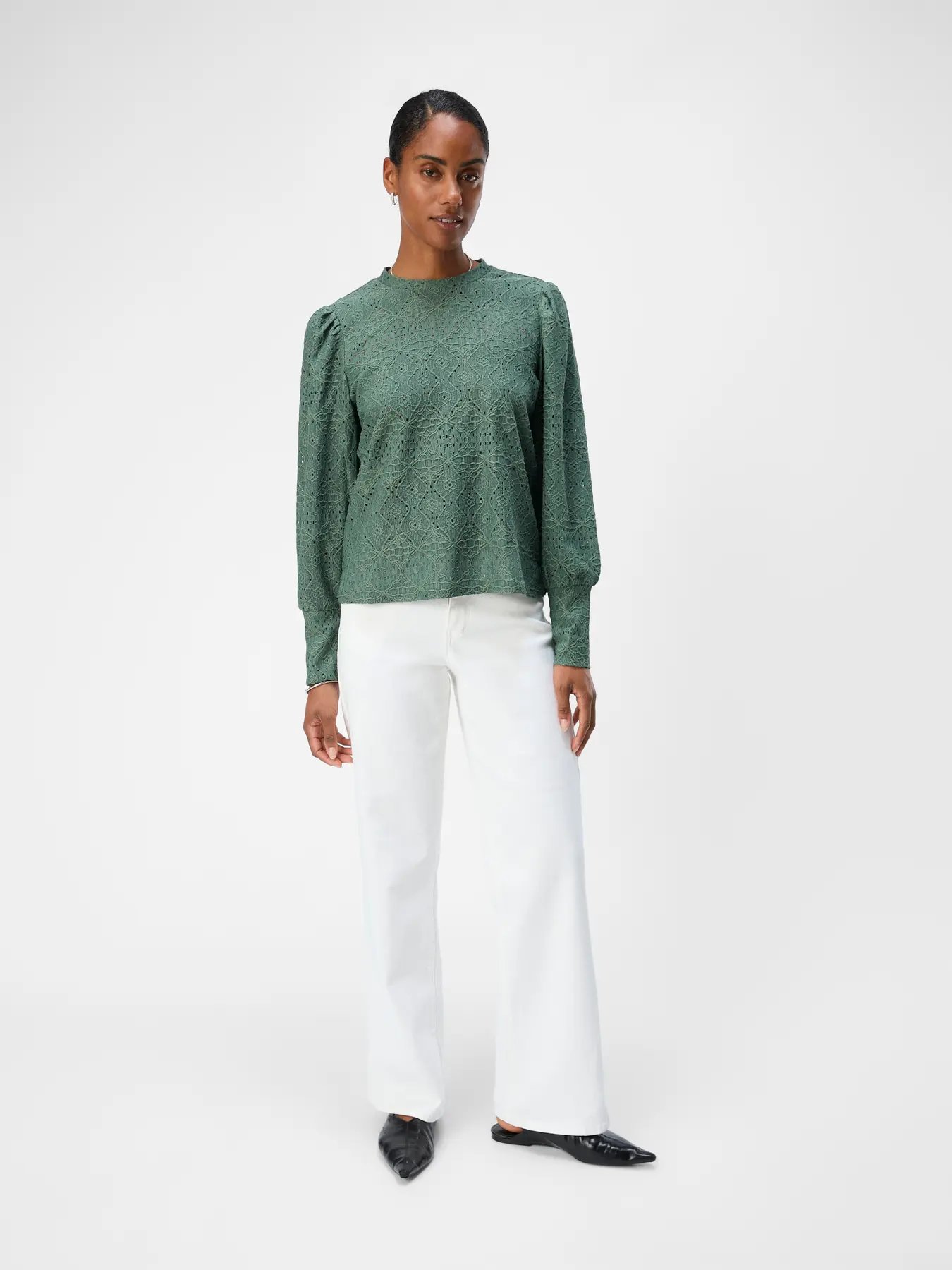 Object Objfeodora L/S Top Dark Forest