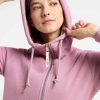 Dusty Pink 4 Chaqueta sudadera mujer NESKIA ZIP Ragwear con capucha alta y bolsillos