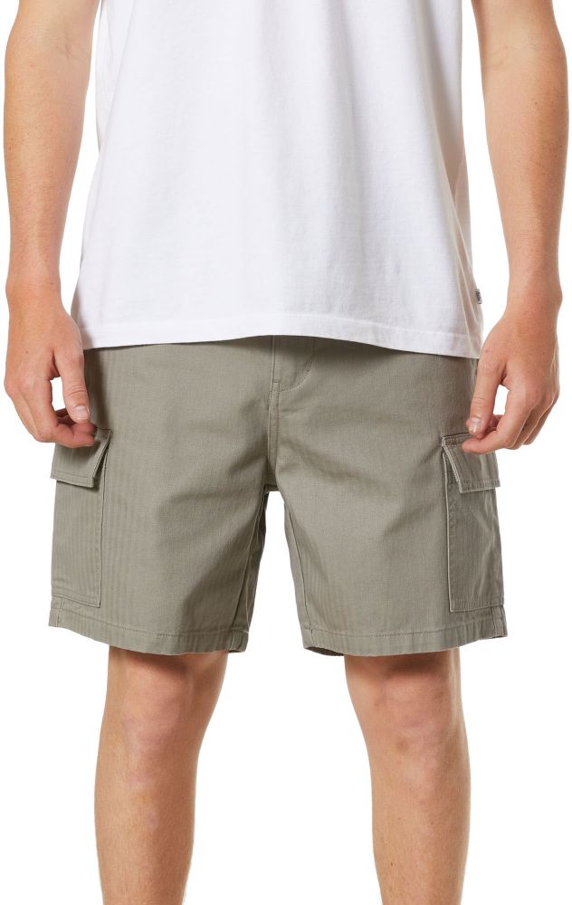 Gris Claro 3 Pantalón corto hombre Grant Short Katin con bolsillos cargo y cintura fija