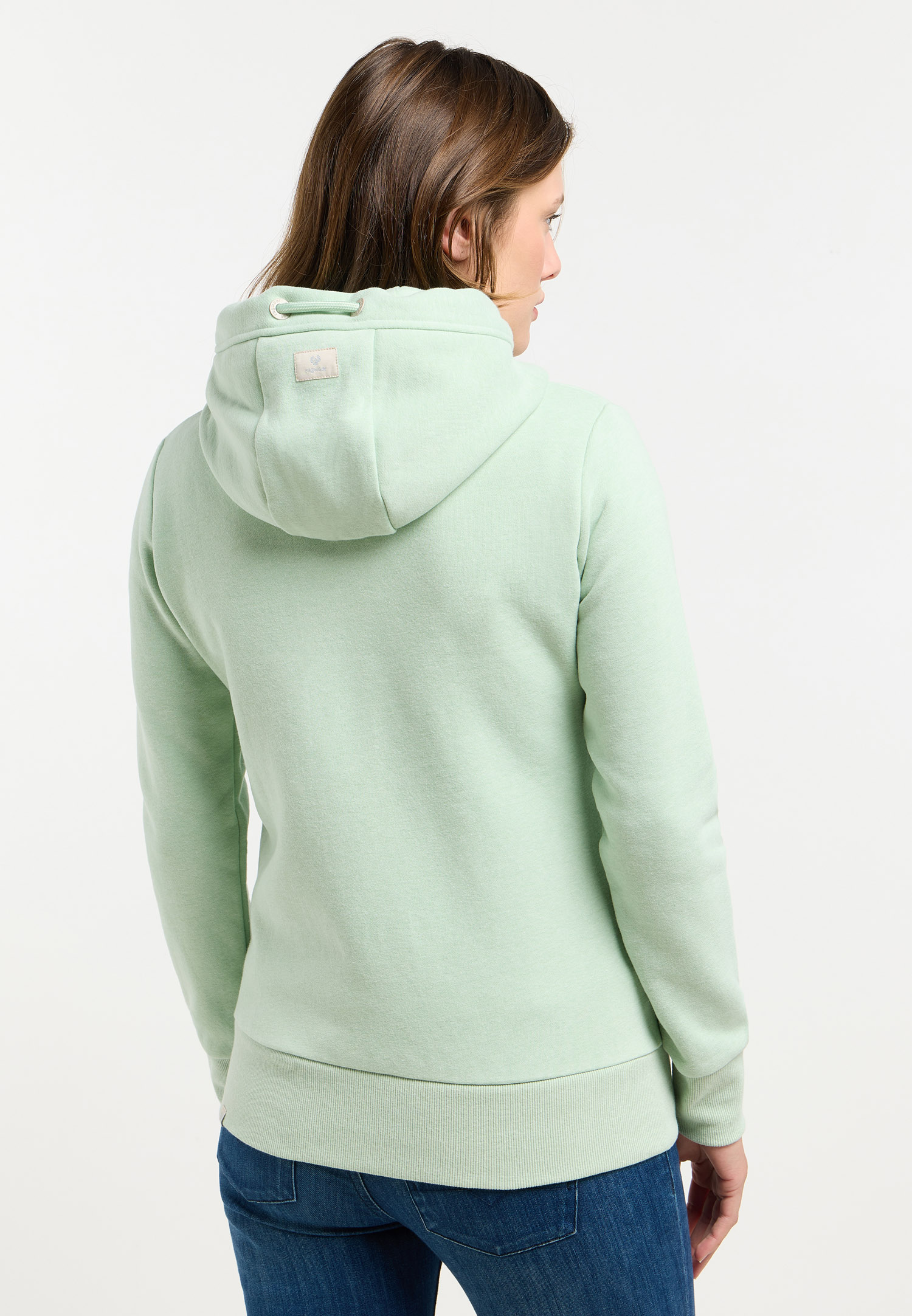 Mint 3 Chaqueta sudadera mujer NESKIA ZIP Ragwear con capucha alta y bolsillos