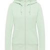 Mint 5 Chaqueta sudadera mujer NESKIA ZIP Ragwear con capucha alta y bolsillos