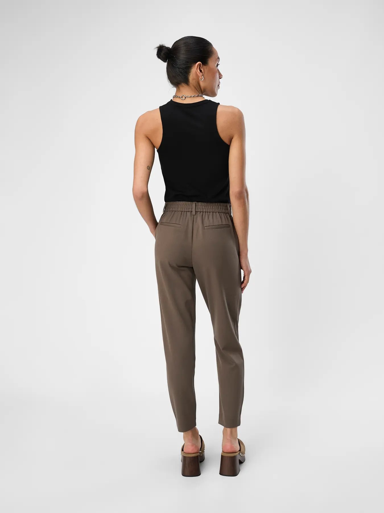 Objlisa Slim Pant Morel